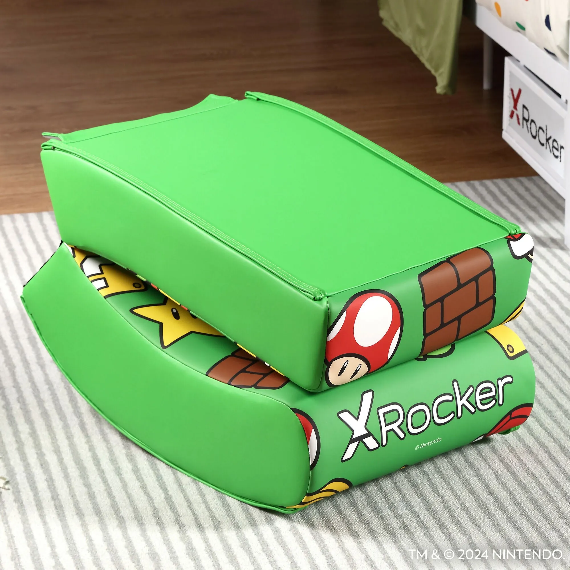 X Rocker Nintendo Video Rockers - Luigi - Power Up Edition