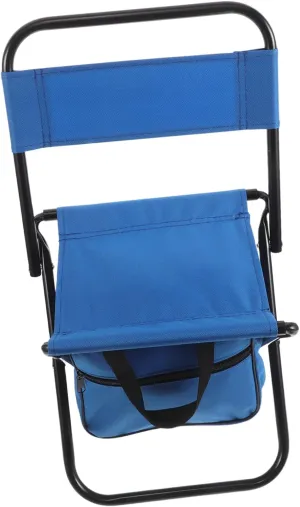 Yardwe Folding Hunting Stool with Ergonomic Backrest Portable Outdoor Folding Chair for Camping Beach and Fishing Lightweight with Under Seat Storage Pouch Compact Design for Easy