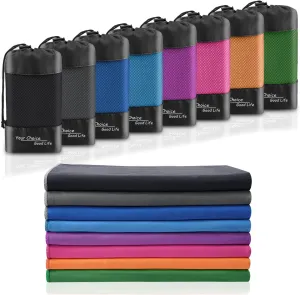 Your Choice Quick Dry Towel - Super Absorbent Microfiber for Gym, Travel, Camping | Ultra Compact & Lightweight