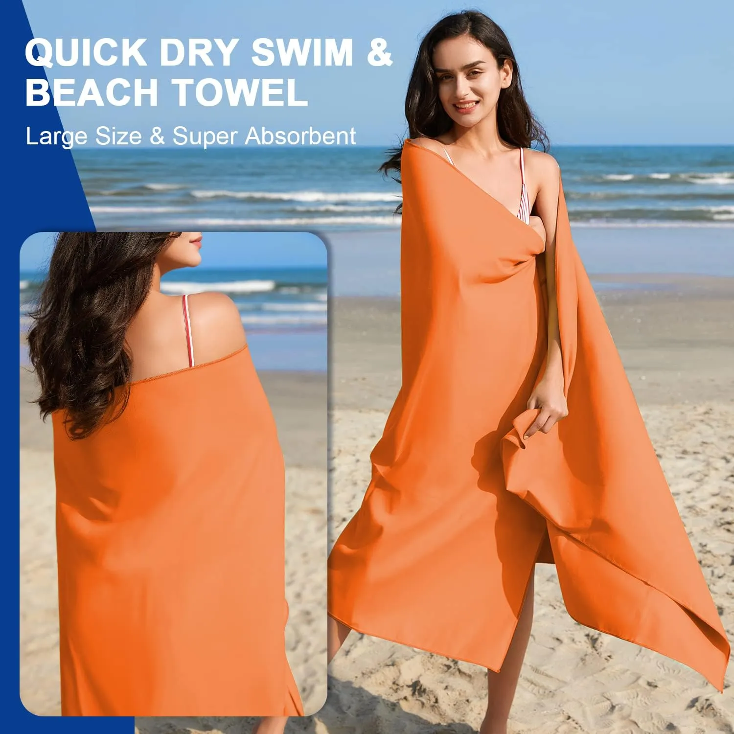 Your Choice Quick Dry Towel - Super Absorbent Microfiber for Gym, Travel, Camping | Ultra Compact & Lightweight